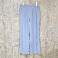 【美品】MEDDUM メデュー厶 キュロット ブルー ワイド W70 L