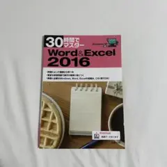 30時間でマスターWord & Excel 2016 中古
