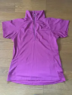 ハーフジップ☆半袖シャツ☆シャルレ