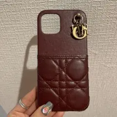 dior iPhoneケース12/12pro ブリックレッド