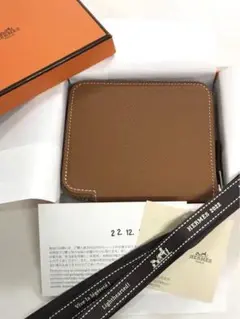 エルメス シルクインコンパクト⭐️ゴールド×イエロー⭐️U刻印 新品未使用