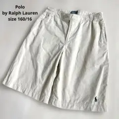 ポロバイラルフローレン　チノ　ハーフパンツ　ホースロゴ　ベージュ　M