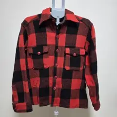 古着 ヴィンテージ WoolRich ウールリッチ 長袖 ネルシャツ 厚手