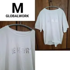 グローバルワークリッチクリーンプリントTシャツ接触冷感ロゴTM
