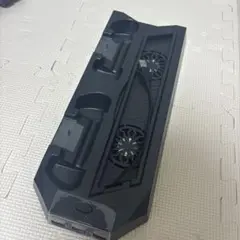 PS4 スタンド 冷却ファン USBハブ付き