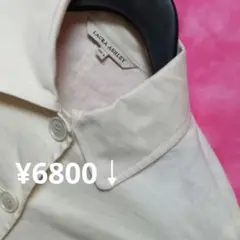 ✨⚜️9号【限定♥】ローラアシュレイ麻55%アウター　ベージュ　¥6800↓