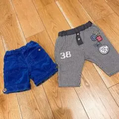 90サイズ　短パン　二枚セット売り
