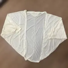 ポリエステル長袖カーディガン M-L