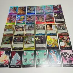 ワンピース トレーディングカード30枚＆廃棄予定品多数