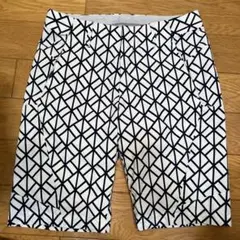 DESCENTE デサント ゴルフ格子柄 ショートパンツ