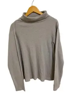 【NAVY】トップス グレー(XL)タートルネック レディース