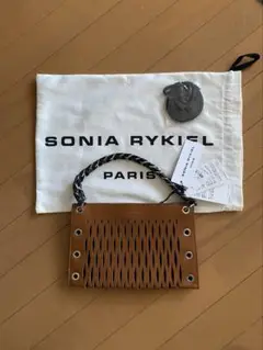 SONIA RYKIEL レザーショルダーバッグ