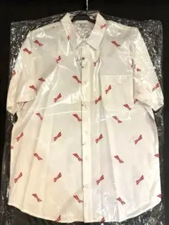Budweiser Shirt バドワイザー シャツ 柄シャツ Lサイズ