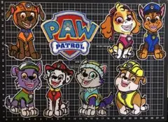 パウ・パトロール PAW PATROLの可愛い刺繍アイロンワッペン8枚セット