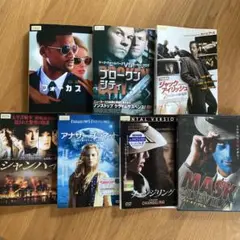 サスペンス映画など レンタル落ちDVD 7作品セット (ケース無し)