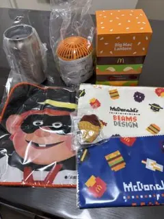 マクドナルド　2025福袋、サマーバッグ　グッズまとめ売り
