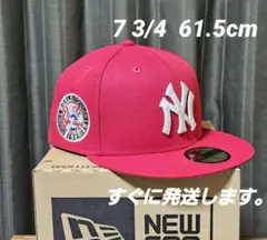 New Era ニューヨーク・ヤンキース 赤キャップ
