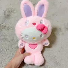 ハローキティ ぬいぐるみ カラフルバニー