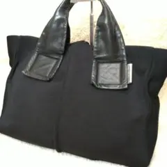 【カワカワ】kawakawa トートバッグ ブラック Ａ4可