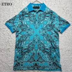エトロ【ETRO】ポロシャツ半袖 XLフラワープリント XL フローラルプリント ポロシャツ | エトロ