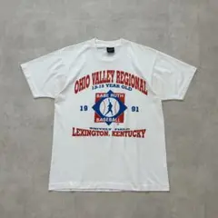 90's USA / Babe Ruth Baseball フェード Tシャツ
