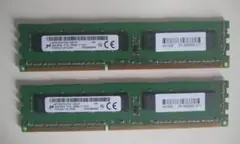【Micron製】DDR3-12800 4GB×2枚=8GBセット★動作確認済
