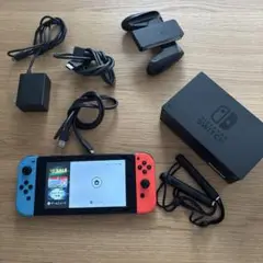 Nintendo Switch 本体 青/赤 充実の付属品付き