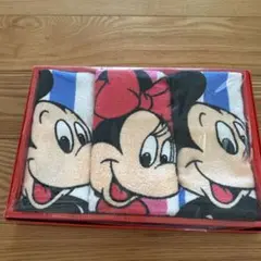 ミッキーマウス ミニーマウス タオル3枚セット