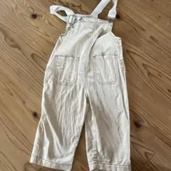 petit main ベージュオーバーオール 90cm