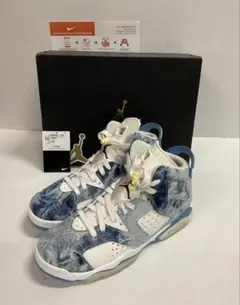 NIKE GS Air Jordan 6 “Washed Denim” 3246