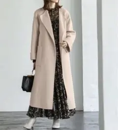 NOBLE リバーノーカラーコート