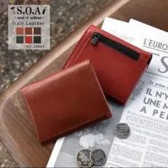 【新品】ソウル オブ アルチザン 折り財布 S.O.A 78044 ブラウン