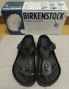 BIRKENSTOCK ブラック トングサンダル 36