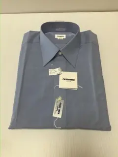 新品　未使用　レノマ　メンズ　長袖ワイシャツ　38－76 ブルー