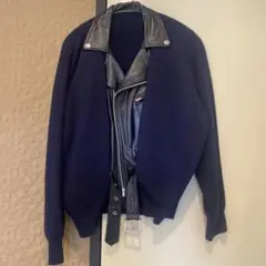 TOGA ライダース×ニット
