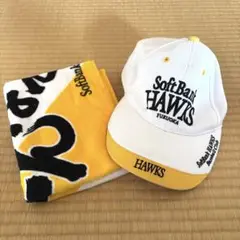 SoftBank タオル 帽子 キャップ 子供用　2セット (別売り可)