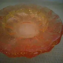 ガラス灰皿 オレンジ
