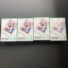 FUJIFILM instax mini フィルム 20枚×4パック