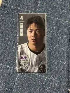 千葉ロッテマリーンズ　友杉篤輝　ステッカー2枚入り