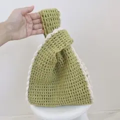 【お洒落 ハンドメイド】スカラップトートバッグ