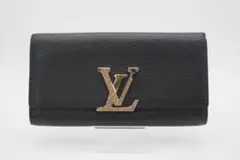 LOUIS VUITTON 二つ折り長財布 ポルトフォイユ カプシーヌ パイソン