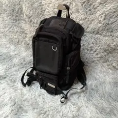 【良品】TOUGH バックパック BLACK ナイロン×レザー 多収納 多機能 2025年最新】TOUGH リュック・バックパックの人気アイテム