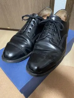 格安★サンダース★ミリタリーダービーシューズ★黒UK7.5