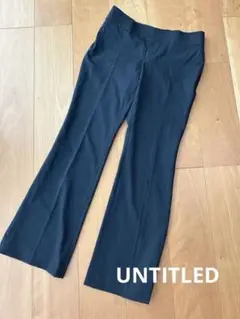 UNTITLED （アンタイトル）　ボトムス　パンツ　ブラック