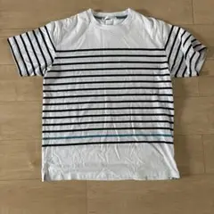 ikka ストライプ Tシャツ Lサイズ