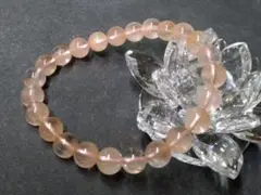 超希少☆高透明☆ピンクルチル　ラビットヘアルチル　サゲニティック　ブレスレット