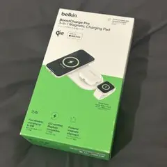 belkin BoostCharge Pro 3-in-1充電器 Qi2