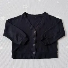 西松屋 子供服 トップス カーディガン 長袖 黒 ブラック 110