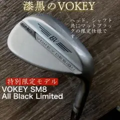 ★限定モデル★タイトリスト ボーケイSM8 ALL BLACK Limited