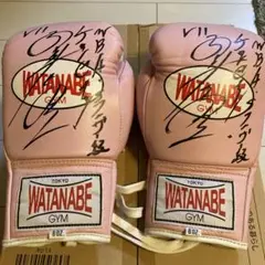 内山高志選手直筆サイン入りグローブ超美品!